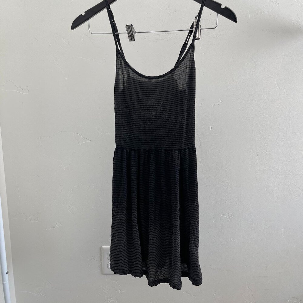 Brandy Melville Brown Striped Herika Dress